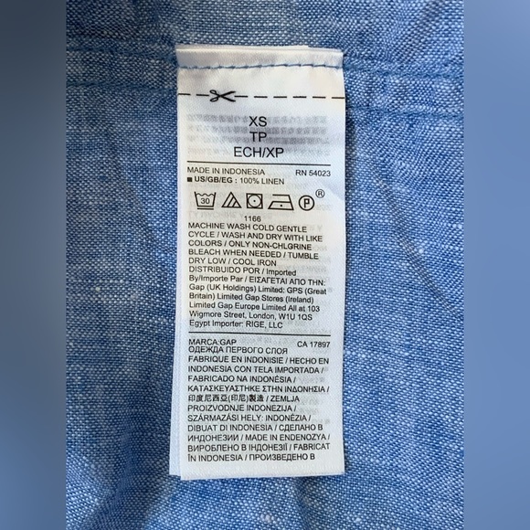 GAP 100% linen shirt - Picture 4 of 5